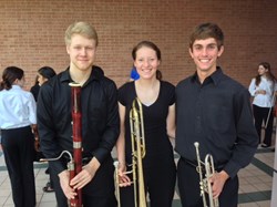 NRHS students perform with Philharmonic