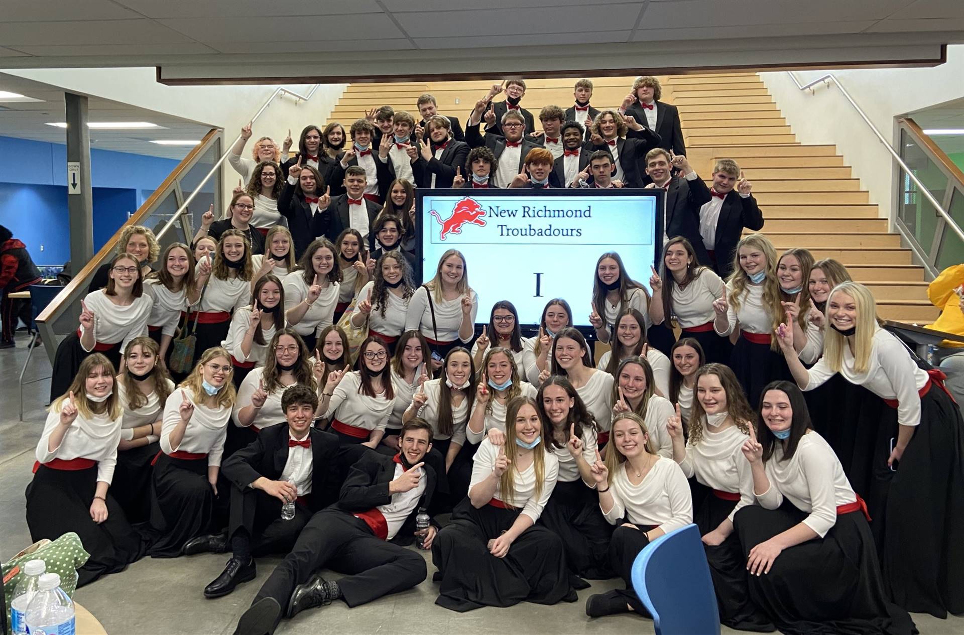 NRHS Troubadours Earn Superior Rating - all 1s